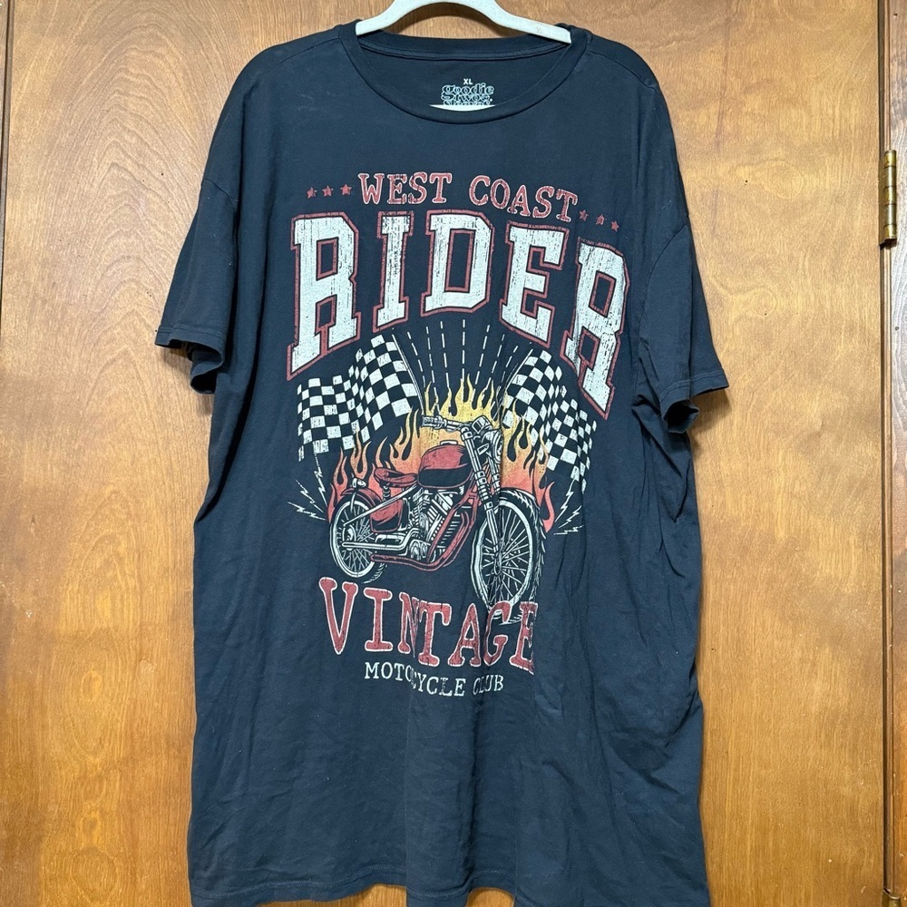 Goodie Two Sleeves West Coast Rider Vintage Motorcycle Club Tee XL